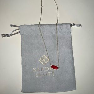 Red Kendra Scott necklace